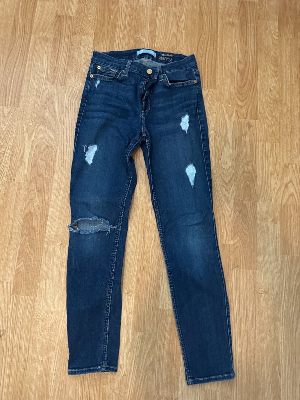 7 For All Mankind B(air) the ankle skinny